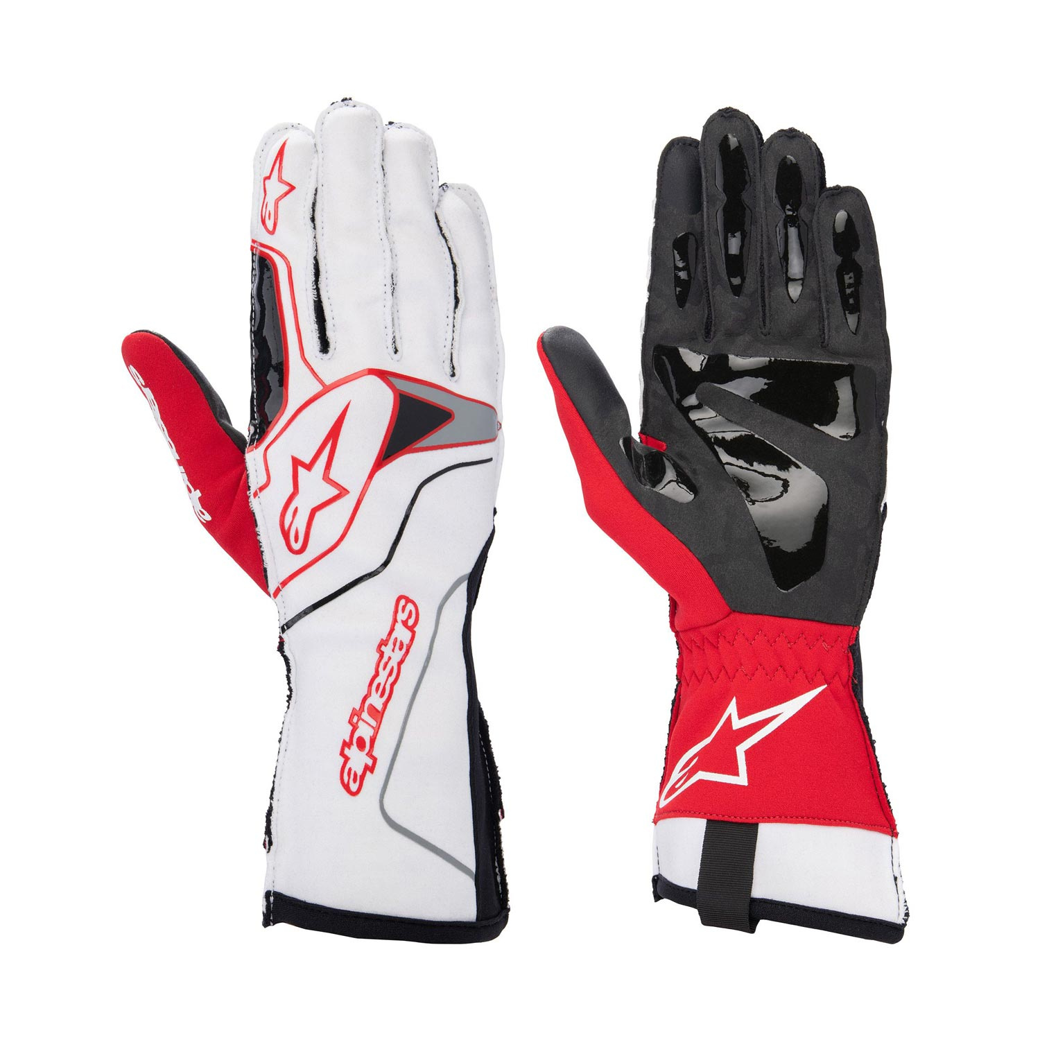 Alpinestars Karthandschuh Tech Kx V Wei Rot Wei Rot