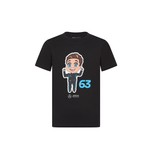 Mercedes AMG F1 2024 Kinder T-Shirt Karikaturgrafik GR