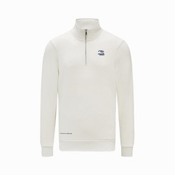 1/4 Zip Seasonal Weiß Ayrton Senna F1 für Herren