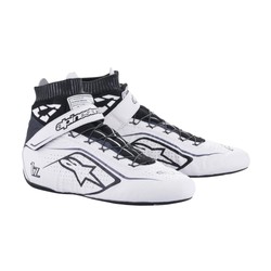 Alpinestars Fahrerschuh TECH 1-Z V2 Weiß/Schwarz (FIA)