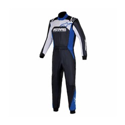 Alpinestars Rennoverall ATOM Graphic Schwarz-Blau (FIA)