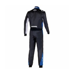 Alpinestars Rennoverall ATOM Graphic Schwarz-Blau (FIA)