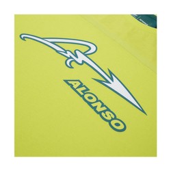 Aston Martin F1 2024 Herren T-shirt Band Alonso Kimoa Limettengrün