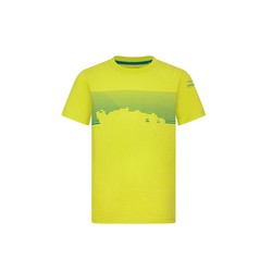 Aston Martin F1 2024 Kinder T-Shirt Grafisches Limettenfarben