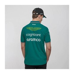 Aston Martin F1 Herren Polohemd Team