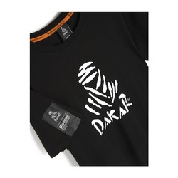 Dakar Herren T-shirt DKR DES LOGO Schwarz