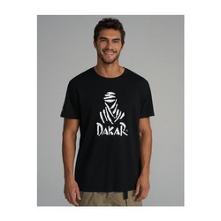 Dakar Herren T-shirt DKR DES LOGO Schwarz