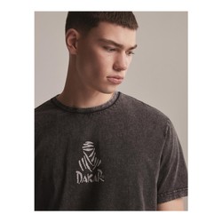 Dakar Herren T-shirt DKR WASH 02 Graphit