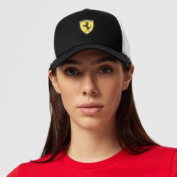 Ferrari F1 2024 Herren Baseballkappe Trucker Black