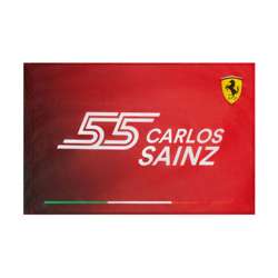 Flagge Carlos Sainz 55 Ferrari F1