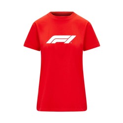 Formel 1 2024 Damen T-Shirt Logo Rot