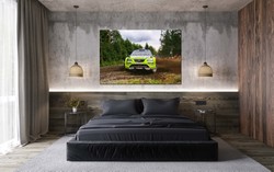 Leinwandbild Khalid Al-Qassimi / Nicky Beech - Ford Focus RS WRC 120 x 80 cm