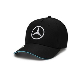 Mercedes AMG F1 2024 Baseballkappe Russell Schwarz