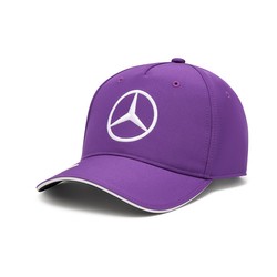 Mercedes AMG F1 2024 Kappe für Kinder Hamilton Lila