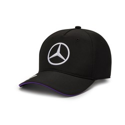 Mercedes AMG F1 2024 Kinderkappe Hamilton Schwarz