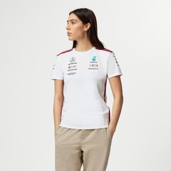 Mercedes AMG F1 Damen T-Shirt Team Weiß