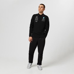 Mercedes AMG F1 Herren Polohemd LS Team Black