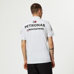 Mercedes AMG F1 Herren Polohemd Team Weiß