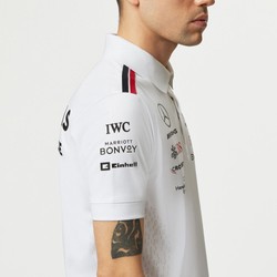 Mercedes AMG F1 Herren Polohemd Team Weiß