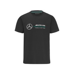 Mercedes AMG F1 Herren T-shirt Logo Schwarz