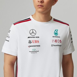 Mercedes AMG F1 Herren T-shirt Team Weiß