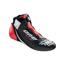 OMP Fahrerschuh ONE EVO X R Schwarz/Rot (FIA)