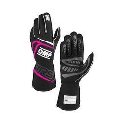 OMP Handschuh FIRST MY24 Schwarz/Fuchsia (FIA)