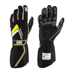 OMP Handschuh TECNICA MY21 Schwarz/Gelb (FIA)