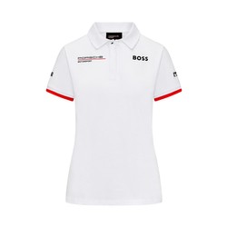 Porsche Motorsport 2024 Damen Poloshirt Team Weiß