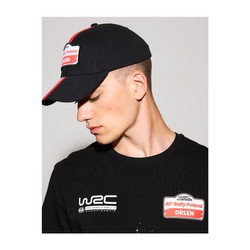 Rallye Polen WRC 2024 Baseballkappe Stripe Schwarz