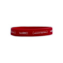 Rallye Polen WRC 2024 Silikonarmband Rot