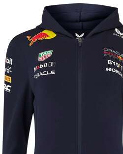 Red Bull Racing 2024 Damen Kapuzenzweatjacke Zip Team