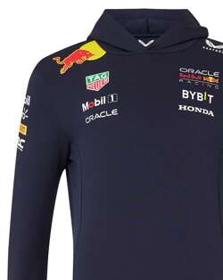 Red Bull Racing 2024 Herren Sweatshirt mit 1/4-Reißverschluss Team