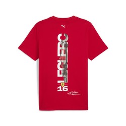 Scuderia Ferrari F1 2024 Herren T-Shirt Fahrer Leclerc Rot