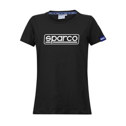 Sparco Damen T-shirt FRAME Schwarz