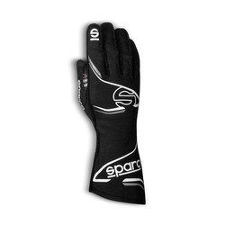 Sparco Handschuh ARROW+ Schwarz/Weiß (FIA)