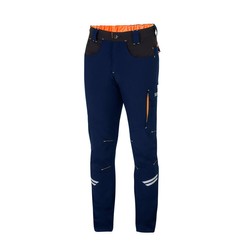 Sparco Herren Hose Light TECH Marine-Orange