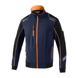 Sparco Herren Jacke TECH Marineblau/Orange