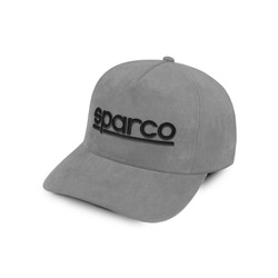 Sparco Herren Kappe SUEDE Grau