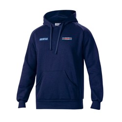 Sparco Herren Kapuzensweatjacke Martini Racing Marineblau