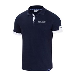 Sparco Herren Polohemd CORPORATE Dunkelblau