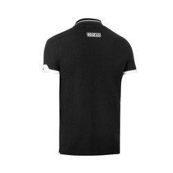 Sparco Herren Polohemd ZIP Schwarz