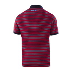 Sparco Herren Poloshirt Sportline Martini Rot