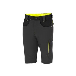 Sparco Herren Shorts Light TECH Grau-Gelb