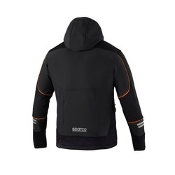 Sparco Herren Softshell Jacke TECH Schwarz-Orange