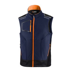 Sparco Herren Weste TECH Marineblau/Orange