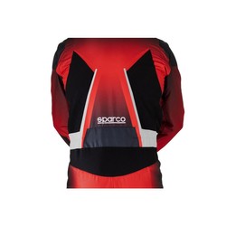 Sparco Kartoverall PRIME K 8877-2022 Schwarz-Rot (FIA)