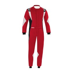 Sparco Rennoverall SUPERLEGGERA Rot/Schwarz (FIA)