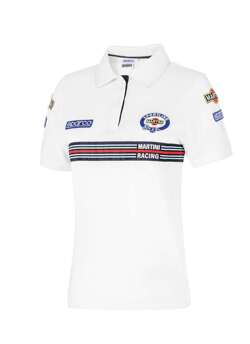 Sparco Replica Martini Racing Damen-Poloshirt