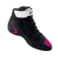 OMP Fahrerschuh FIRST MY21 Schwarz/Rosa (FIA)